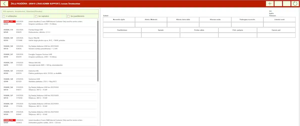 Sprendimai 5 sprendimai, Klientų žalos (Paslaugų užsakymai), Greitas žalos fiksavimas ir automatinis paslaugų užsakymų generavimas