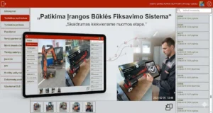 Įrangos būklės fiksavimo sistema